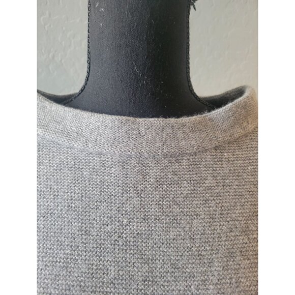 Banana Republic Gray Mock Neck “A Touch of Cashmere” Sweater Size M Office Wear - Picture 2 of 9